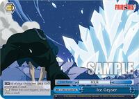 Ice Geyser CR waifu card — Weiss Schwarz